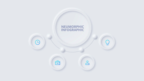 Neumorphism（ニューモーフィズム）PowerPoint テンプレート
